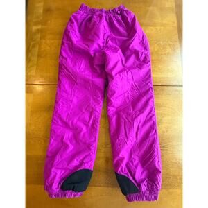Womens vintage Columbia ski pants - snow pants - pink - fuchsia - 80s -size M